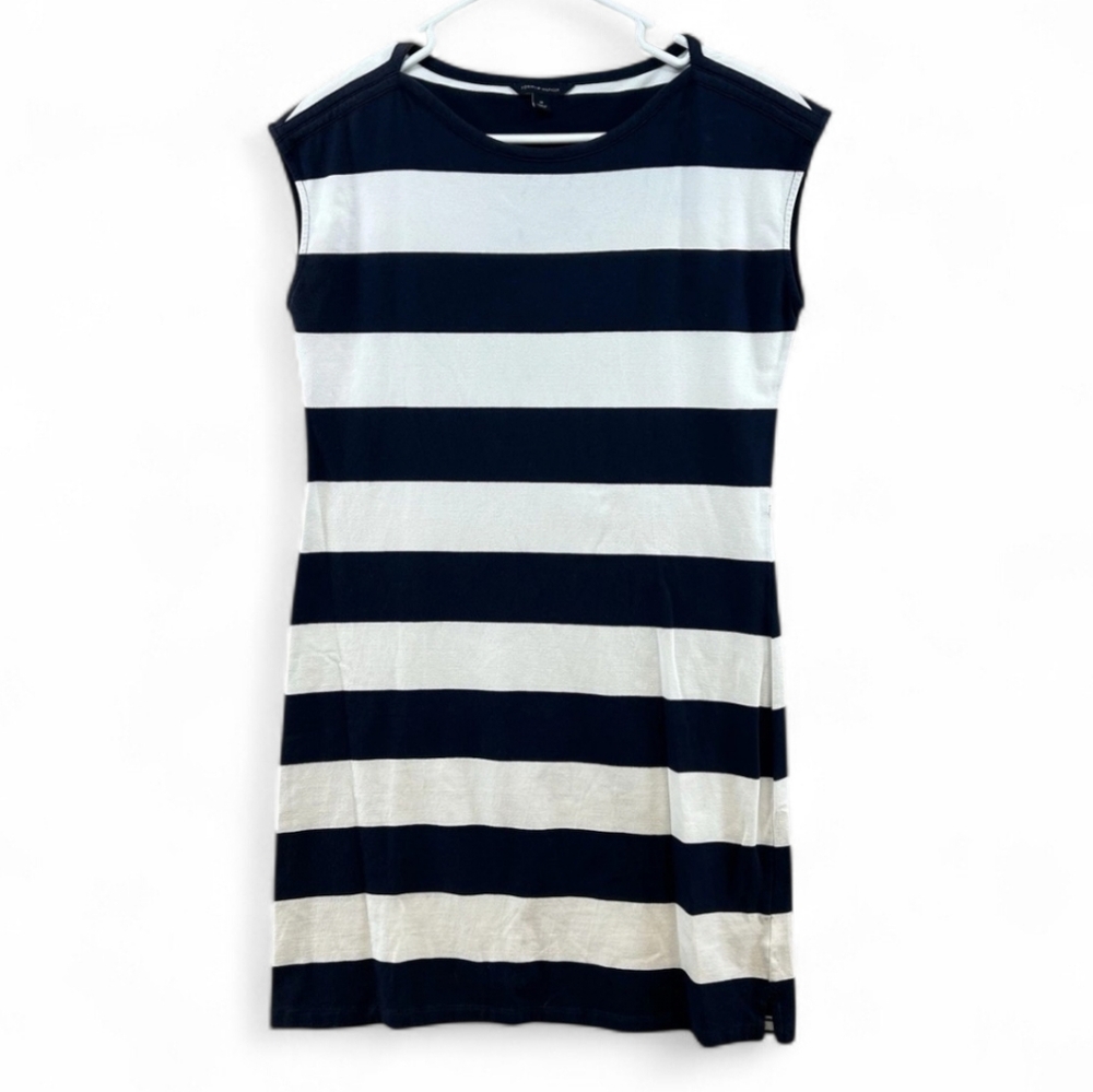TOMMY HILIFIGER  Dress  color white and navy V4